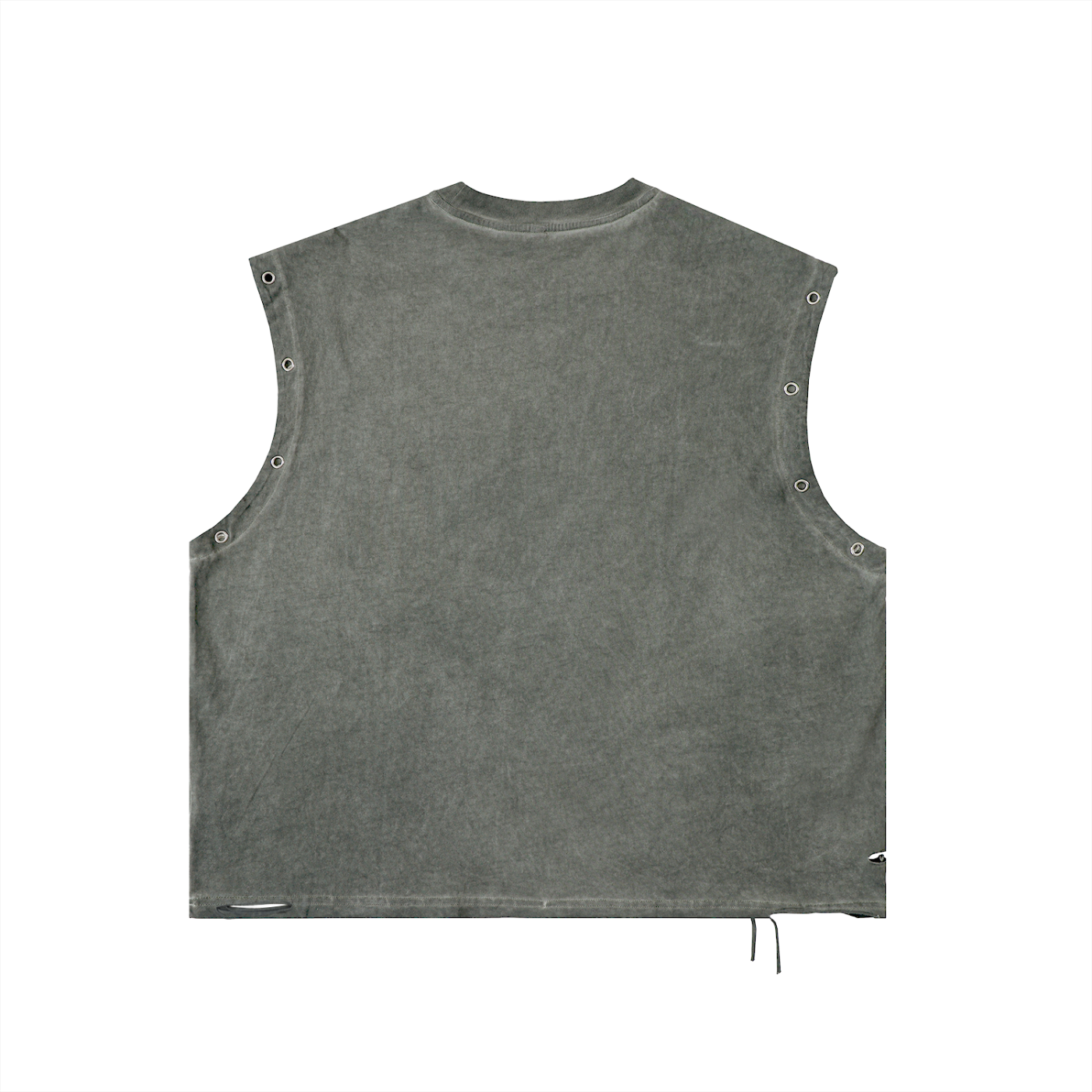 DARKFRASER Distressed Grommet Eyelet Tank Top