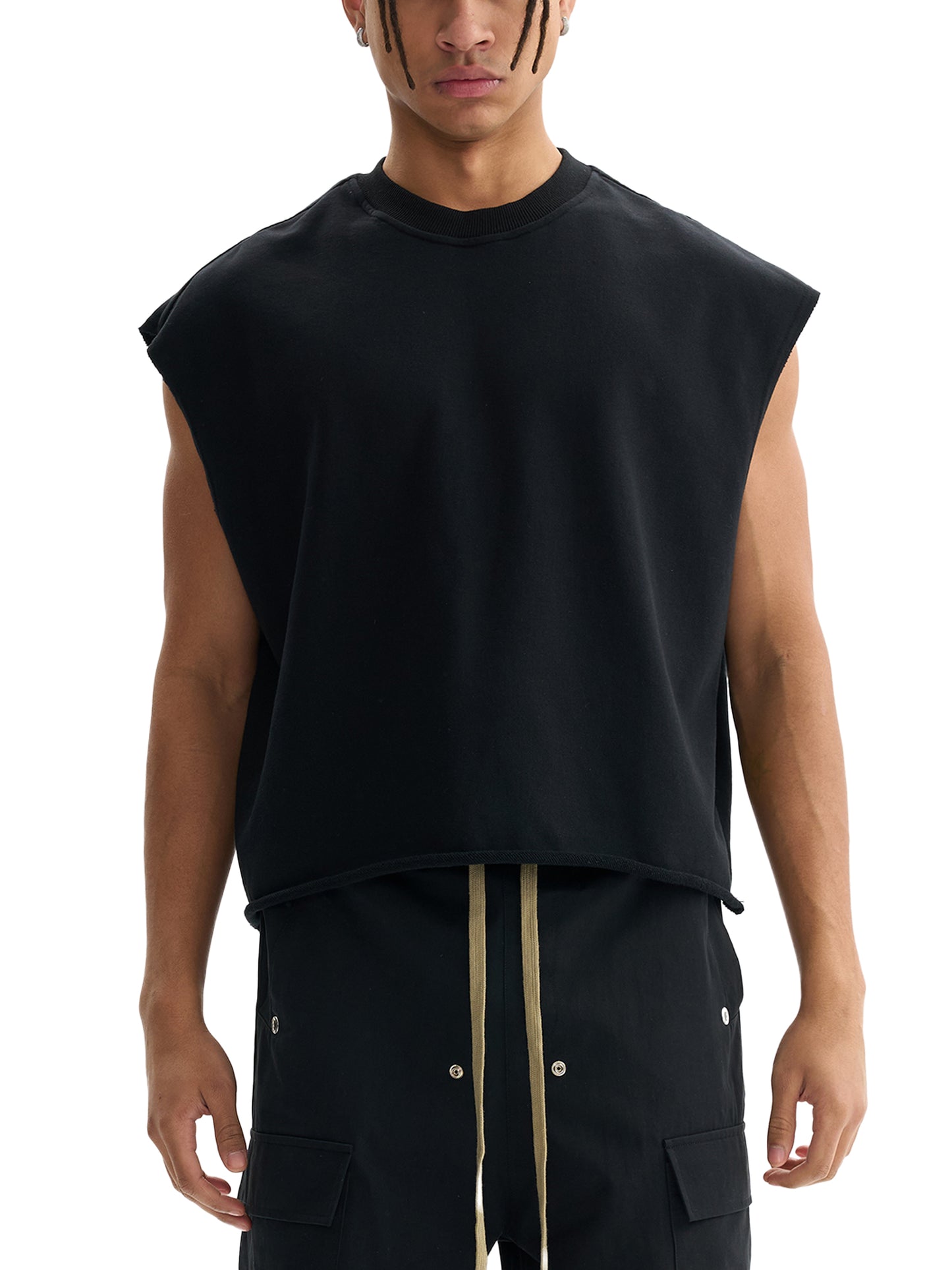 DARKFRASER French Terry Boxy Tank Top