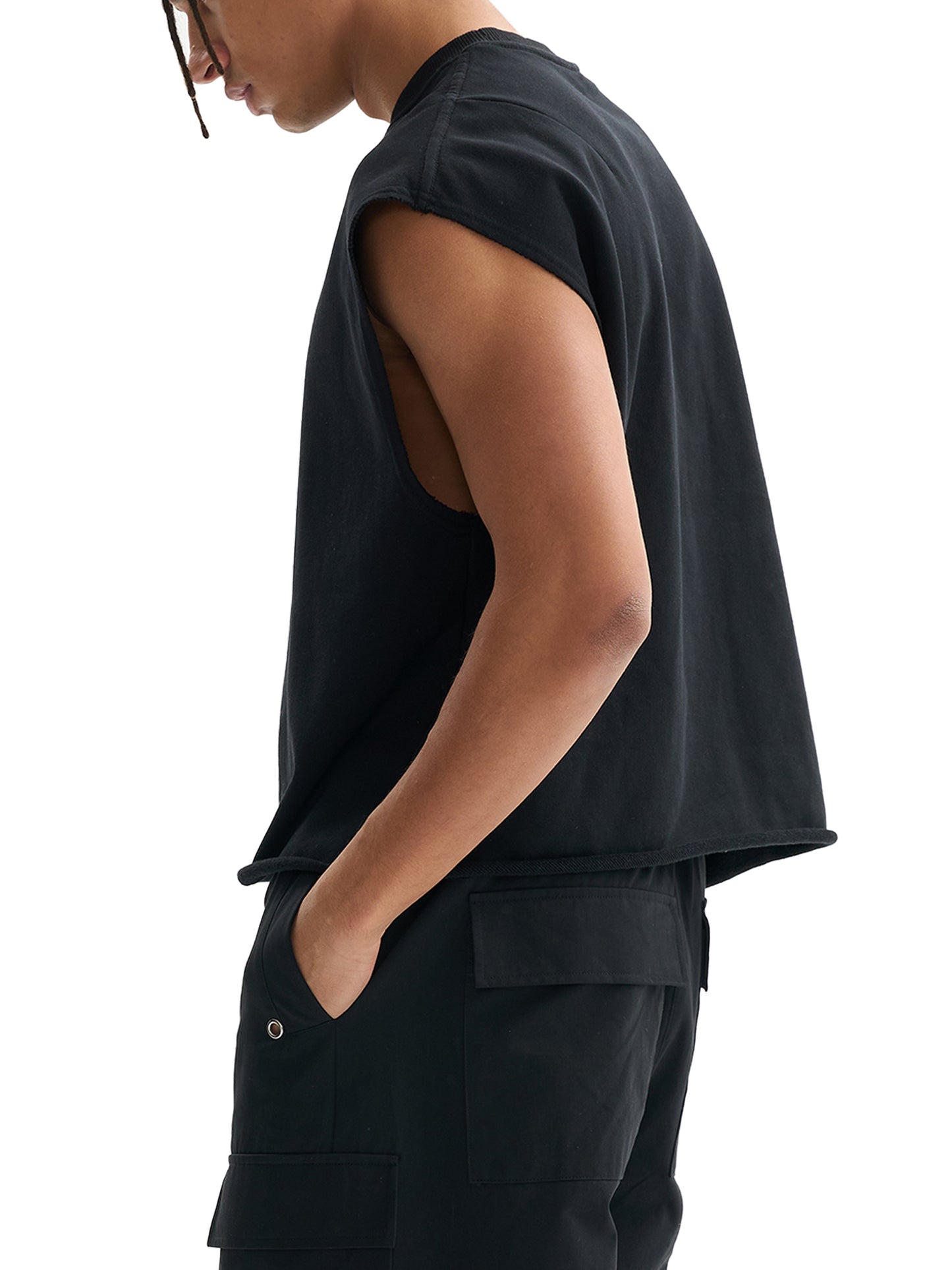 DARKFRASER French Terry Boxy Tank Top